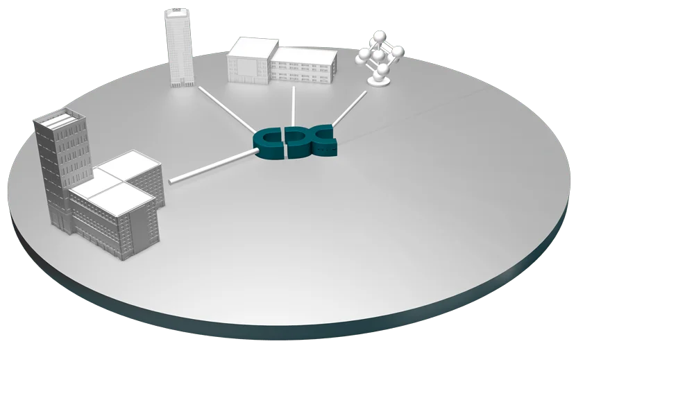 Illustration zum Thema Datenaustausch (EDI) im B2B-Bereich